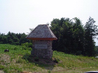 Broadwater Landing Stone Entrance
